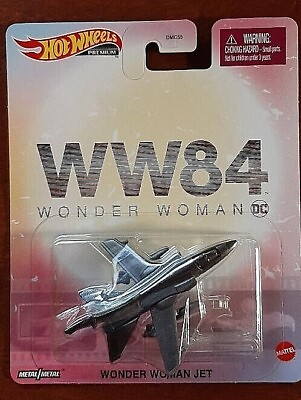 #ad Hot Wheels WW84 WONDER WOMAN JET 2020 Premium $14.27
