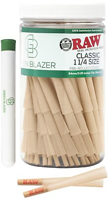 #ad RAW Cones Classic 1 1 4 Size: 150 Pack