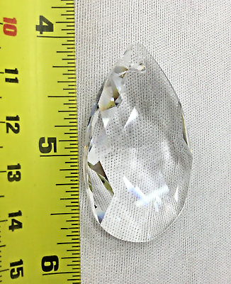 #ad 2quot; Chandelier Crystal Almond Drop 50mm 2quot; Crystal Clear Sold Individually