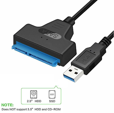 #ad USB 3.0 to 2.5quot; SATA III Hard Drive Adapter Cable UASP SATA to USB3.0 Converter