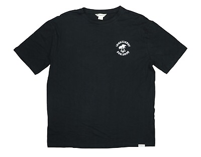 #ad Eleven Paris Logo Graphic Short Sleeve Crew Neck Men#x27;s T Shirt XXL NWT Jet Black