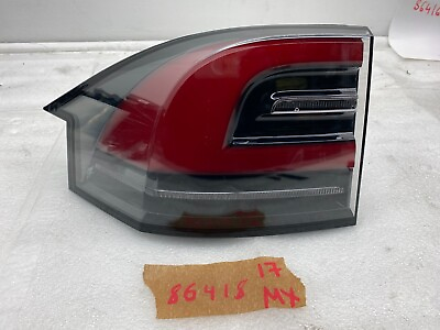 #ad 2016 2020 Tesla Model X MX Rear Driver Side Outer Taillight Tail Lamp Left OEM