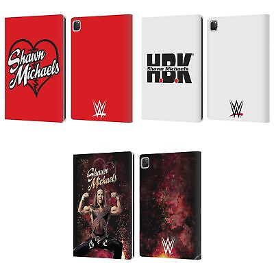 #ad OFFICIAL WWE SHAWN MICHAELS LEATHER BOOK WALLET CASE COVER FOR APPLE iPAD