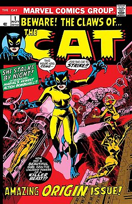 #ad BEWARE THE CLAWS OF THE CAT# 1 COMIC BOOK COVER POSTER PRINT