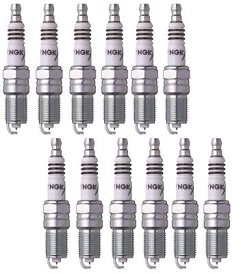 #ad Set of 12 NGK Iridium IX Resistor 1996 2012 Spark Plugs TR6IX #3689