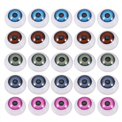 #ad 50 Pcs Doll Eyes Toy Button Fake Eyeball Eyeballs Sewing Animal
