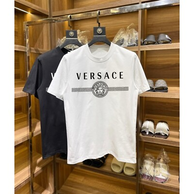 #ad HOT SALE Versace Logo Printed Fanmade T Shirt Unisex Shirt Full Size US S 5XL