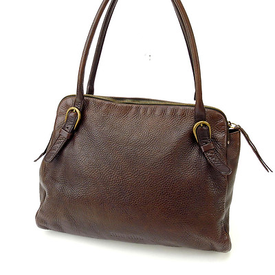 #ad miumiu Shoulder bag Brown Woman Authentic Used Y1120