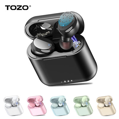#ad TOZO T6 True Wireless Earbuds Bluetooth 5.3 Headphones IPX8 Waterproof Stereo