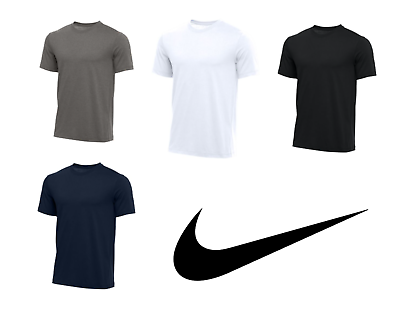 #ad The Original Nike Core Tee Men#x27;s Athletic Cut Short Sleeve Shirt Cotton Workout