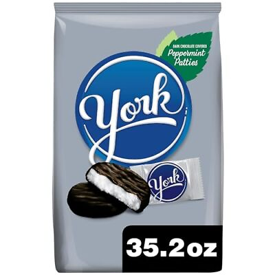 #ad YORK Dark Chocolate Peppermint Patties Easter Candy Party Pack 35.2 oz
