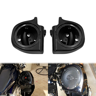 #ad 6.5quot; Lower Vented Fairing Speaker Pods For Harley Touring Street Electra Glide $28.79
