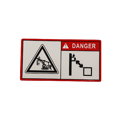 #ad Sany Warning Board High Pressure Avoidance 13340247