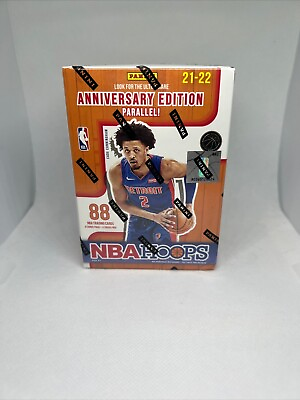 #ad Panini 21 22 NBA Hoops Blaster Box Anniversary Edition 88 Cards