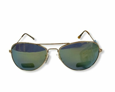 #ad Women#x27;s Polarized Aviator Metal Sunglasses Gold Turtoise 100% UV Protection S5