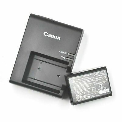 #ad GENUINE Canon EOS T3 T5 T6 T7 Camera Battery Pack Charger Combo LP E10