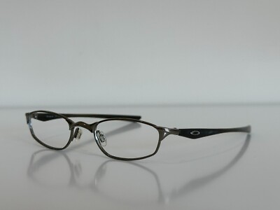 #ad Oakley Off Line 2.0 Oval Olive Chrome Eyeglasses Frame Only 47 20 135