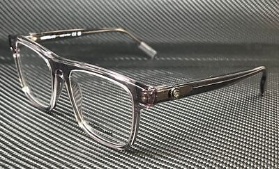#ad #ad MONT BLANC MB0203O 005 Transparent Gray Men#x27;s Large 55 mm Eyeglasses