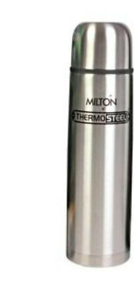 #ad 10X Milton Thermo steel Flask 1000Ml BOTTLE WITH COVER HOT amp; COLD