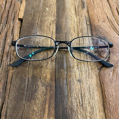 #ad Ray Ban RB3162 Sleek 006 Black Eyeglasses Sunglasses Frames 52 19 3N