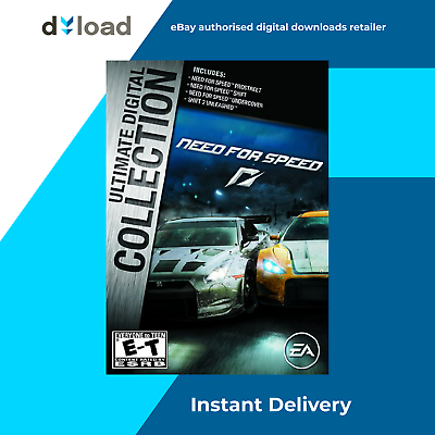 #ad NEED FOR SPEED ULTIMATE DIGITAL COLLECTION PC Key NTSC ELECTRONIC ARTS
