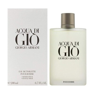 #ad Giorgio Armani Acqua Di Gio 6.7oz 200ml Men#x27;s Eau de Toilette Spray Brand New