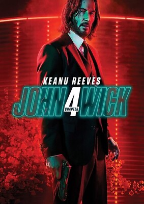 #ad John Wick: Chapter 4 DVD 2023 Brand New Sealed Region 1 Fast Free Shipping US