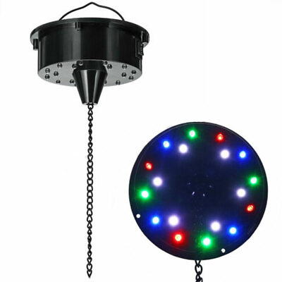 #ad Rotated 6RPM RGBW Light Motor 18LED For Mirror Disco Ball 6quot; 8quot; 12quot; DJ Party Bar