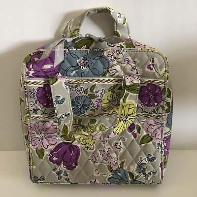 #ad Vera Bradley Travel Organizer Watercolor Pattern Cosmetic Bag Retired Pattern