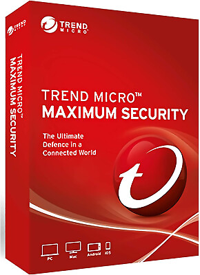 #ad Trend Micro Maximum Security 3 Device 1 Year 2024 Same Day Email Delivery Global