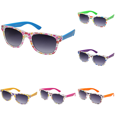 #ad Kids Teen Retro Party Sunglasses Neon Assorted Pattern Novelty Party Favor