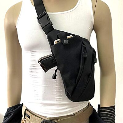 #ad Conceal Carry Bag Travel Close Fitting Anti Theft Waist Bag Shoulder Bag for Men $13.98
