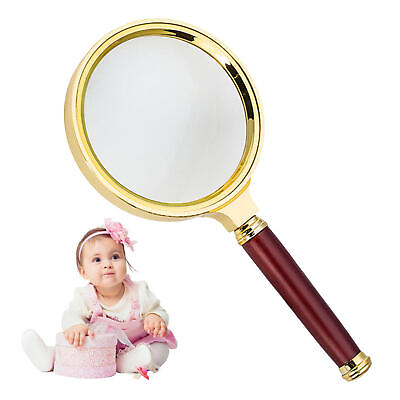 #ad Magnifying Glass 10X Reading Magnifier Handheld Glass Lens Jewelry Loupe Loop