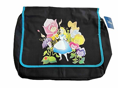 #ad Disney Alice in Wonderland Large Messenger Bag Carry All Travel Bag
