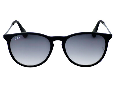 #ad Ray Ban Women Sunglasses RB4171 Erika Matte Black Frame Grey Gradient Lens 54mm