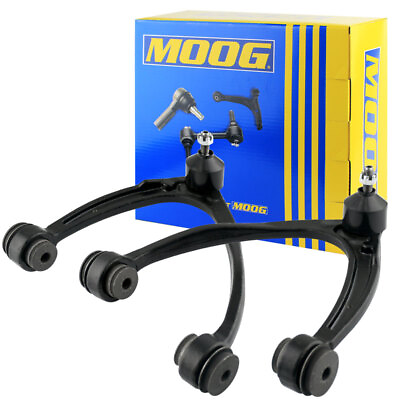 #ad MOOG Front Upper Control Arms Ball Joints for Chevy Silverado Sierra 1500 E17