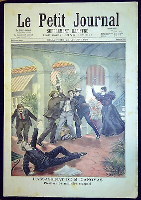 #ad The Small Journal N°353 Of 1897 Female Canovas Félix Faure Dans Les Alpes $15.86