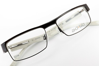 #ad #ad AD LIB AB3113U BR Brown Bone 52 17 140 Eyeglasses Frames TITANIUM Case G239