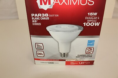 #ad Lightbulb Par38 LED Bulb Dimmable 15W 100W Equiv $5.00