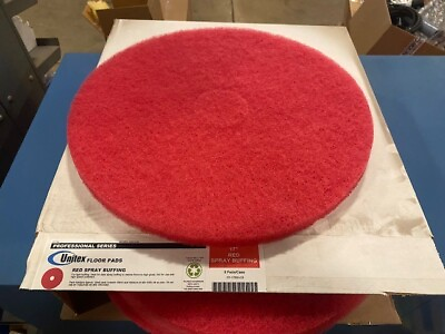 #ad Floor Pad 17quot; RED polishing pad case of 5