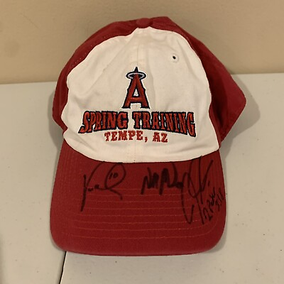 #ad Los Angeles Angels Tempe Arizona 47 Brand Spring Training Hat Cap SIGNED