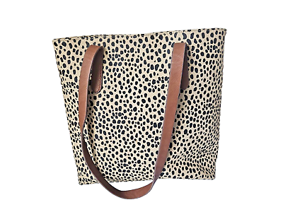 #ad Women Handbag Tote or Shoulder Universal thread color leopard large size