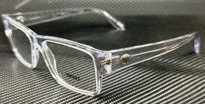 #ad VERSACE VE3342 148 Crystal Men#x27;s 55 mm Eyeglasses