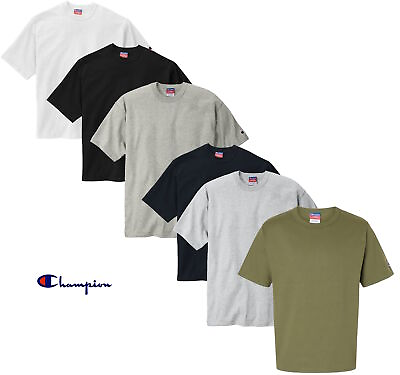#ad Champion Men#x27;s Heritage Jersey Tee Short Sleeve T Shirt T105 Pick Size amp; Color