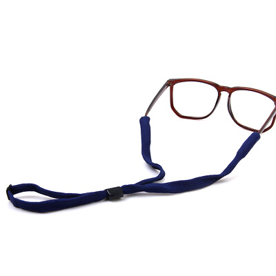 #ad 56cm Blue Adjustable Sports Strap For Glasses