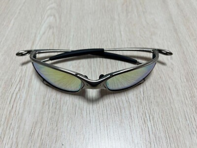 #ad oakley juliet sunglasses polarized Lens color: brown Frame color: silver 33