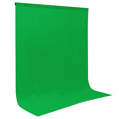 #ad LS 1 x 5 x 7 ft. Green Photo Backdrop Collapsible Background Chroma Key
