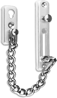 #ad Home Office Stainless Steel Security Slide Bolt Door Chain Lock Guard Security D