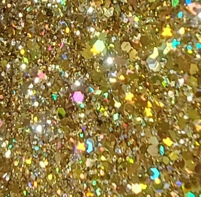 #ad Gold Mine Holographic Glitter Mix Nail Art Accent nail Acrylics amp; Gels