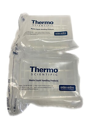#ad 2 Pcs THERMO 12 Channel Polypropylene Automation Reservoirs